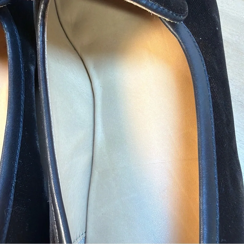 NEW Amorio Jaipur Women Sz 39 Velvet‎ Leather Driving Loafers Brown Elegant Boho